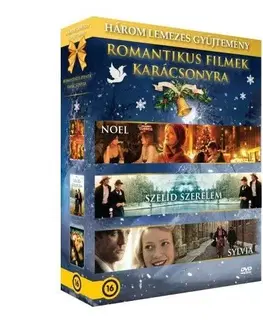 Romantická beletria Fibit Media Romantikus filmek karácsonyra díszdoboz (3 DVD)