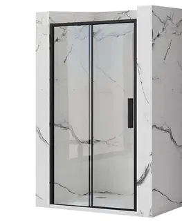 Sprchovacie kúty REA - Posuvné sprchové dvere Rapid Slide 120 čierna REA-K6402