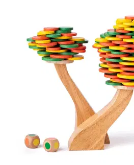 Hračky rodinné spoločenské hry WOODY - Balančná hra - Strom