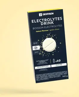 cyklistick Šumivé tablety na prípravu elektrolytického nápoja bez cukru citrón 40 × 4 g