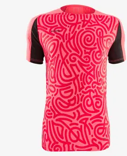 dresy Futbalový dres Viralto Solo Letters s krátkym rukávom ružový