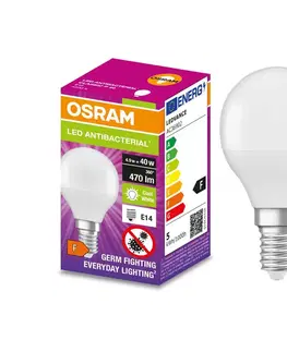 LED osvetlenie Osram LED Antibakteriálna žiarovka P40 E14/4,9W/230V 4000K - Osram 