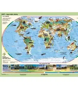 Učebnice - ostatné Svet - prírodné zložky a oblasti Zeme, 2. diel - A3 karta