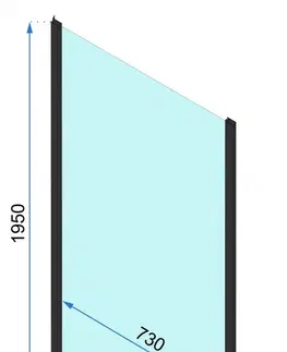 Sprchovacie kúty REA/S - Sprchový kút s posuvnými dverami Rapid Slide 160 a pevnou stenou 80 KPL-09871
