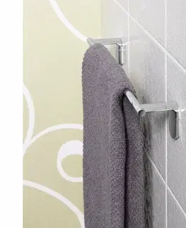 Kúpeľňový nábytok METAFORM ZE420 Zero držiak uterákov 48 x 5,5 cm, strieborná
