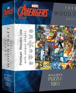 1000 dielikov Trefl Drevené puzzle Marvel Universe Komiks 1000 Trefl