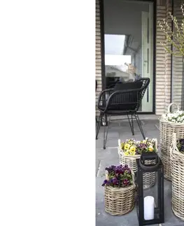 Záhradné kvetináče Norddan Sada dekoratívnych košíkov Lainey