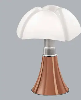 Stolové lampy Martinelli Luce Martinelli Luce Minipipistrello stolná lampa meď