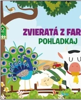 Leporelá, krabičky, puzzle knihy Zvieratá z farmy – Pohladkaj - Fiona Huisman