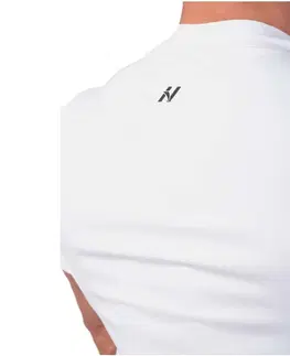 Pánske tričká Pánske tričko Nebbia Vertical Logo 293 White - XL