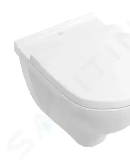 Záchody VILLEROY & BOCH - O.novo Závesné WC, AquaReduct, alpská biela 56601001