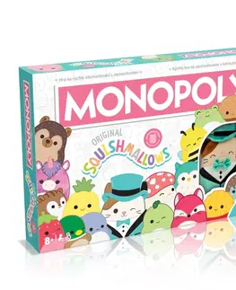 Rodinné hry Winning Moves Hra Monopoly Squishmallows CZ/SK