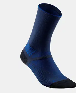 ponožky Turistické ponožky Hike 500 High 2 páry modré