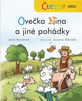 Rozprávky Čteme sami - Ovečka Nina a jiné pohádky - Jana Burešová