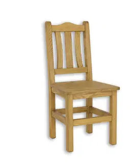 Jedálenské stoličky Rustik stolička KT703, jasný vosk