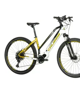 Elektrobicykle Dámsky krosový elektrobicykel Crussis OLI Cross Low 8.7-M - model 2023 19" (170-185 cm)