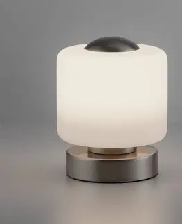 Stolové lampy Paul Neuhaus Stolová LED lampa Bota, stmievateľná, oceľ