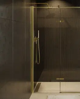 Sprchovacie kúty HOPA - Obdélníkový sprchový kout PIXA GOLD - Rozměr A - 100 cm, Rozměr B - 90 cm, Směr zavírání - Pravé (DX) BCPIXA1090OBDPG