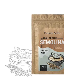 Zdravé potraviny Protein & Co. Proteínová krupicová kaša 40 g Zvoľ príchuť: Natural