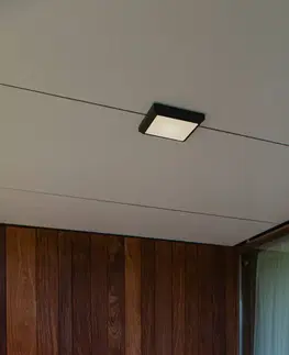 Vonkajšie stropné svietidlá LUTEC Stropné LED svietidlo Helena, dĺžka 22 cm