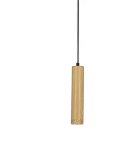 LED osvetlenie Závesná lampa TUBO 1xGU10 25 cm Candellux Čierna