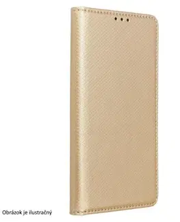 Puzdrá na mobilné telefóny Puzdro Smart Case Book pre Motorola Moto G62, zlaté TEL181658