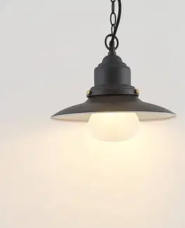 Vonkajšie závesné svietidlá Lindby Lindby Roisin vonkajšia závesná lampa