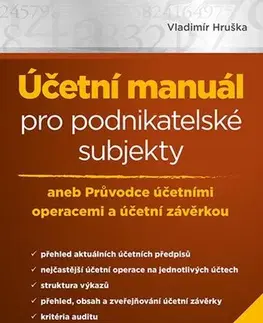 Dane, účtovníctvo Účetní manuál pro podnikatelské subjekty - 2. vydání - Vladimír Hruška