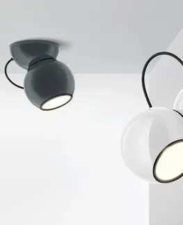 Nástenné svietidlá Stilnovo Stilnovo Gravitino LED svetlo otočné biela