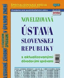 Ústavné právo Novelizovaná ústava Slovenskej republiky 11/2023