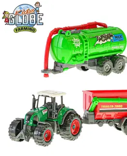 Hračky - dopravné stroje a traktory MIKRO TRADING - Traktor s vlečkou Farm set, Mix Produktov
