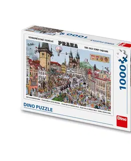 1000 dielikov Dino Toys Puzzle Staromestské námestie 1000 Dino