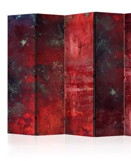 Paravány Paraván Red Concrete Dekorhome 135x172 cm (3-dielny)