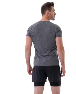 Pánske tričká Pánske tričko Nebbia Lightweight Sporty “Grey” 325 Dark Grey - XL