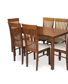 Jedálenské stoly KONDELA Astro New jedálenský stôl orech