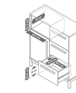 Cabinets & Storage Odkladacia skrinka do kúpeľne »Eklund«, antracitová