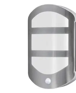 Svietidlá Ledvance Ledvance - LED Vonkajšie nástenné svietidlo so senzorom PLATE LED/12,5W/230V IP44 