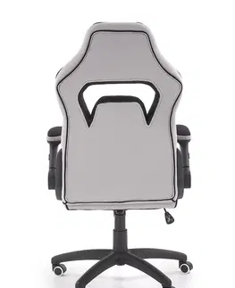 Kancelárske stoličky HALMAR Sonic kancelárska stolička s podrúčkami čierna / sivá