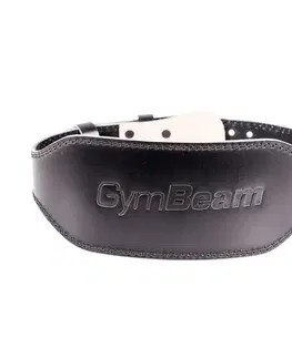 Opasky na cvičenie GymBeam Fitness opasok celokožený black  XXL