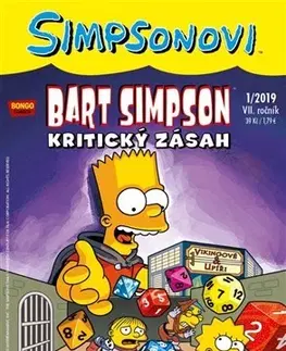 Komiksy Bart Simpson 1/2019: Kritický zásah - Kolektív autorov