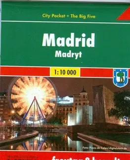 Turistika, skaly Madrid 1:10 000 Plán mesta