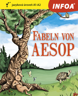Zjednodušené čítanie Fabeln von Aesop (Ezopovy bajky) - zrcadlová četba A1-A2 (N) - Ezop