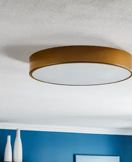 Stropné svietidlá s pohybovým senzorom TEMAR LIGHTING Stropné svietidlo Cleo 500, snímač, Ø 50 cm zlatá