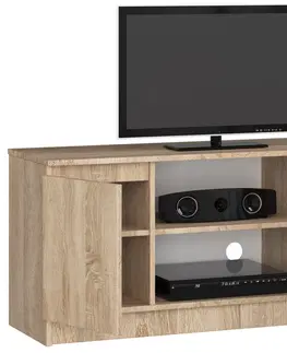 TV stolíky Moderný TV stolík ROMANA120, dub Sonoma