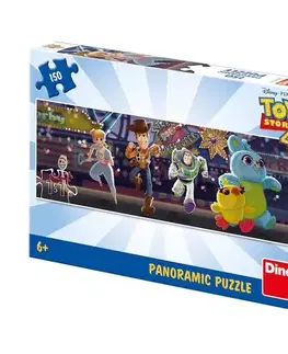 Od 100 dielikov Dino Toys Puzzle Toy Story 4: Útek 150 panoramic Dino