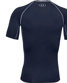 Pánske tričká Pánske kompresné tričko Under Armour HG Armour SS Carbon Heather - XL