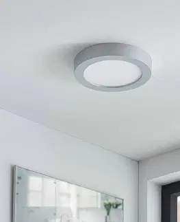 Stropné svietidlá Arcchio Stropné LED Marlo striebro okrúhle 25,2cm