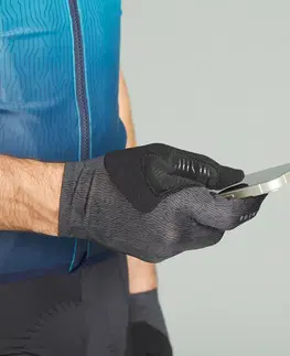 rukavice Rukavice na horskú cyklistiku Race Grip čierne