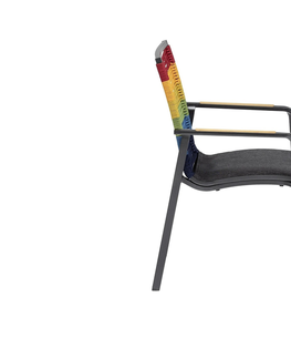 Stoličky Diamond stolička s podrúčkami viacfarebná
