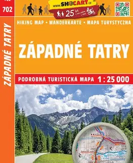 Turistika, skaly Západné Tatry - tmč.702 - 1:25 000 SC